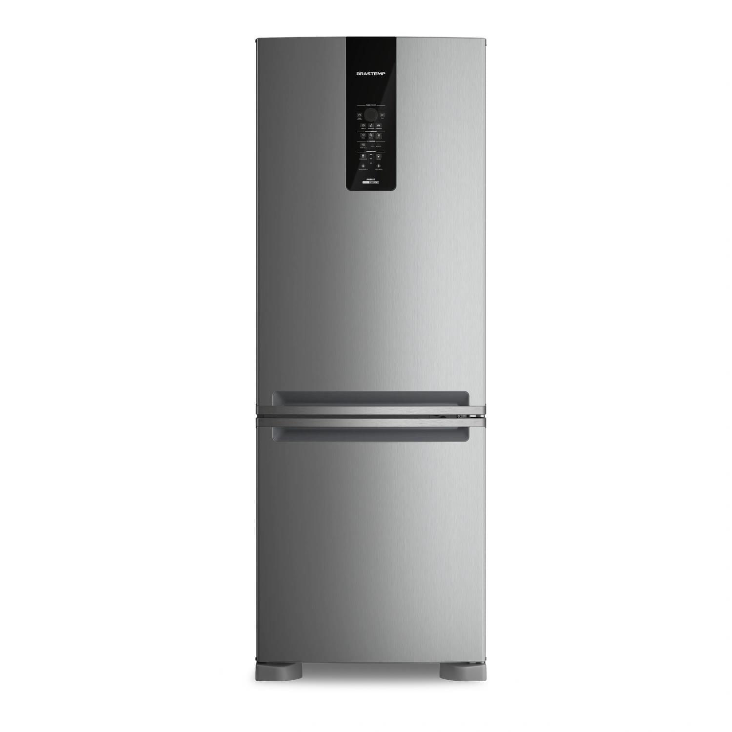 Refrigerador Brastemp BRE59FK Inverse 461L Frost Free Inox