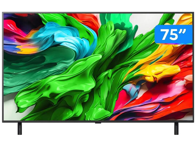 Smart TV LG QNED MiniLED 4K 75" Polegadas com WebOS 25 e Processador 87 AI - 75QNED85ASG