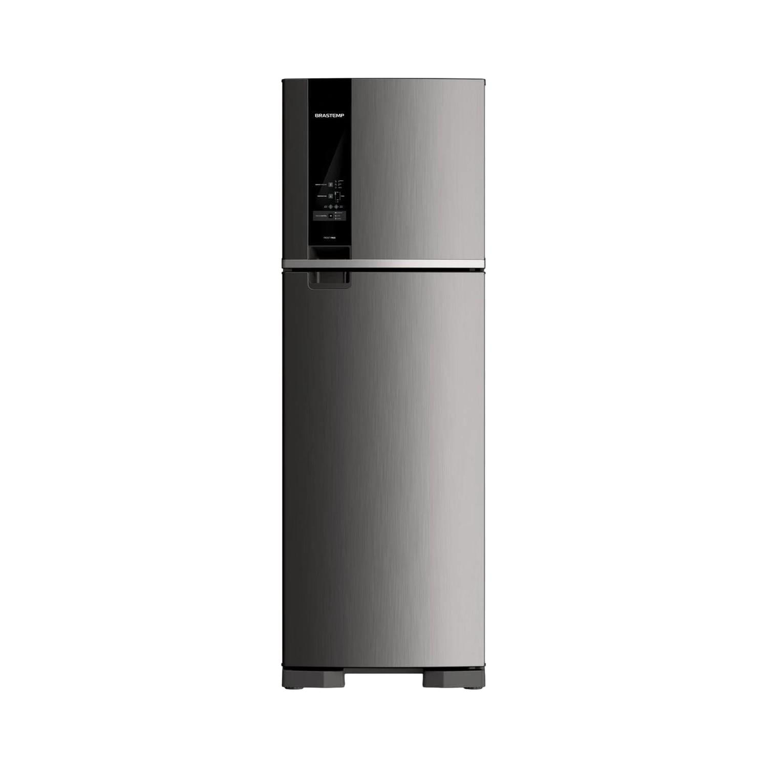 Refrigerador Brastemp BRM54JK Duplex 400L Frost Free Inox
