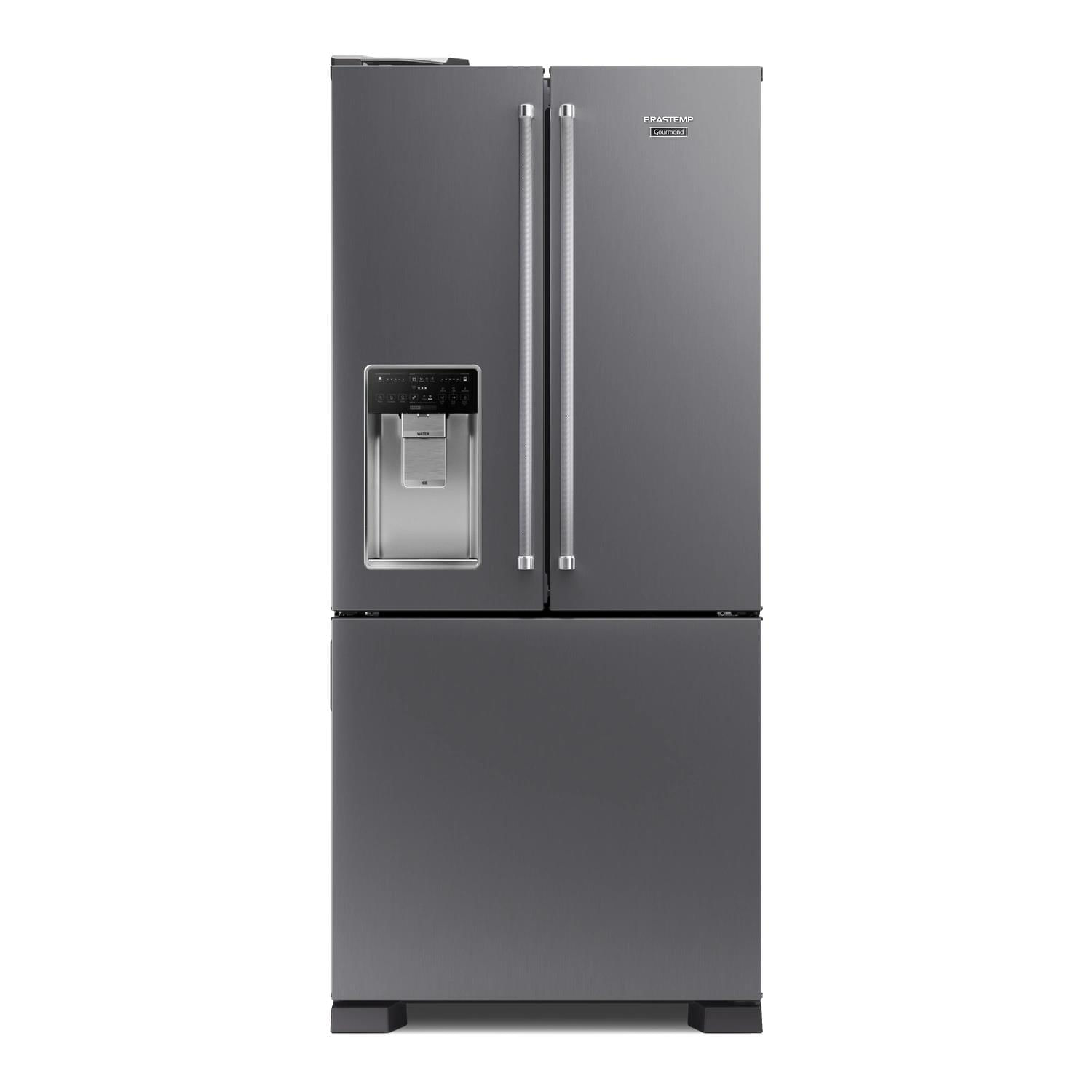 Geladeira Brastemp Side by Side 515 Litros Vermelha - BRH86AR