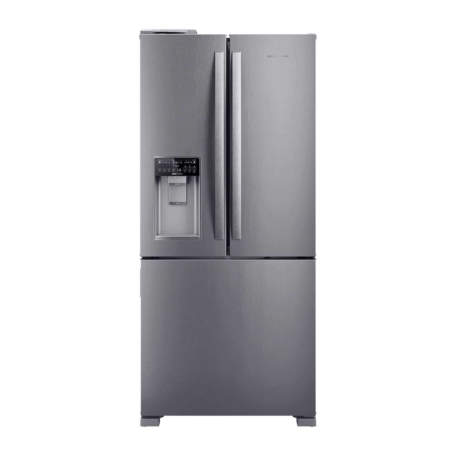 Refrigerador Brastemp BRH85MK Side by Side Frost Free Inox