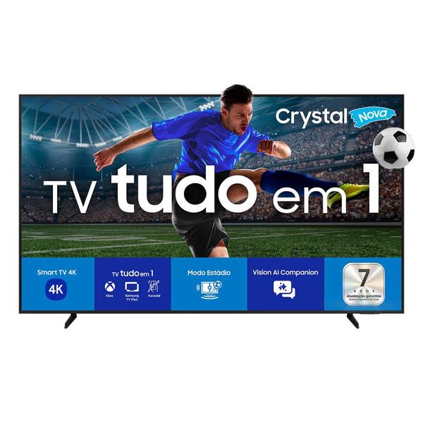 Samsung Smart TV 75" Crystal UHD 4K U8100F 2025, Xbox Cloud Gaming, Canais Gratuitos, Alexa