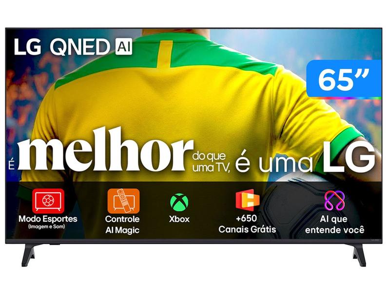 Smart TV 65" LG 4K Ultra HD QNED 65QNED73ASA WebOS 2025