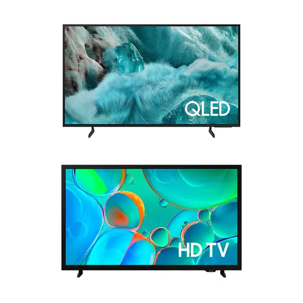 Vision AI TV 50" QLED Ultra 4K Q7F + Smart TV 32" HD H5000F