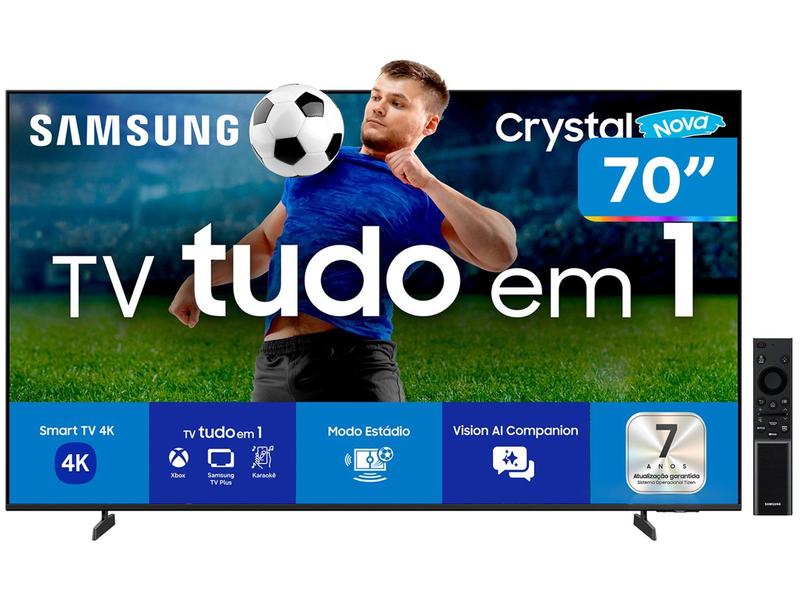 Smart TV 70 Polegadas Samsung Crystal UHD 4K - U8500F