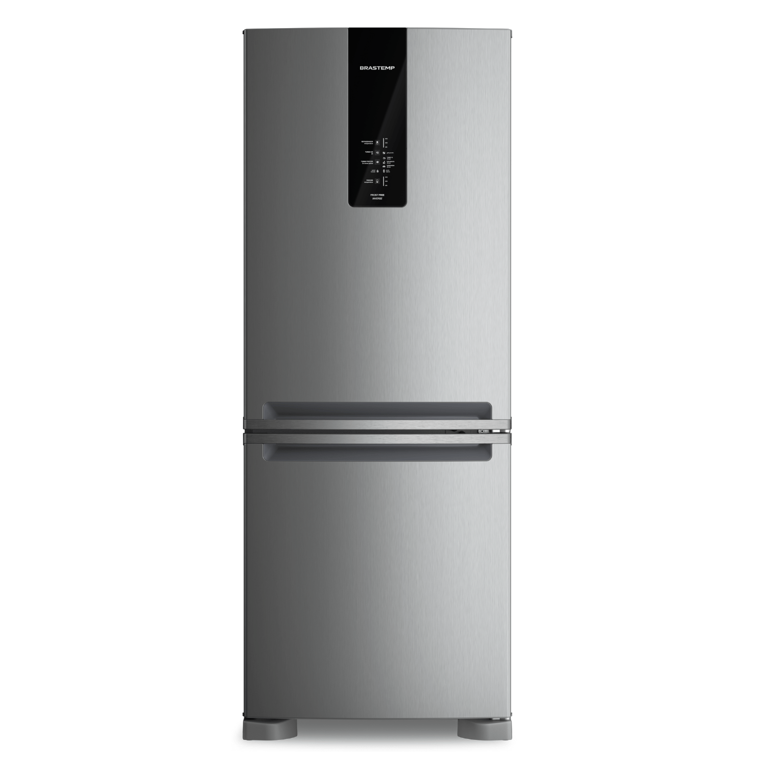 Refrigerador Brastemp BRE57FK Inverse 447L Frost Free Inox