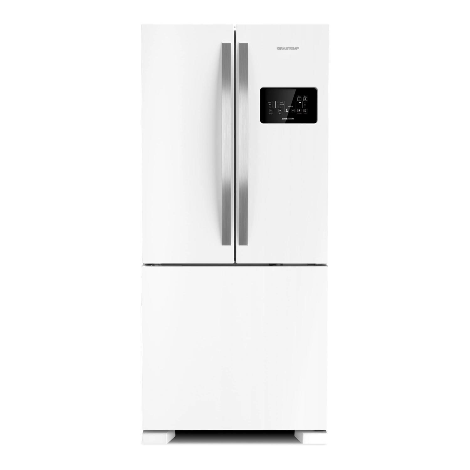 Refrigerador Brastemp BRO85AB French Door 554L Frost Free Branca