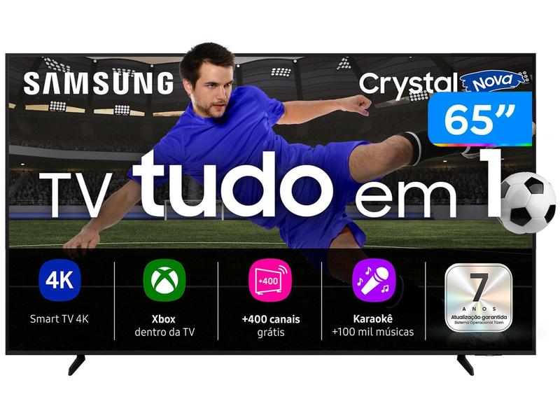 Smart TV Samsung 65" Crystal UHD 4K 2025 UN65U8100FGXZD