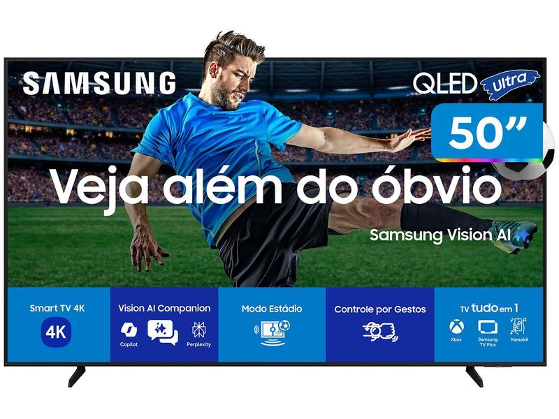 Smart TV Samsung 50" Vision AI TV QLED 4K 2025 QN50Q7FAAGXZD