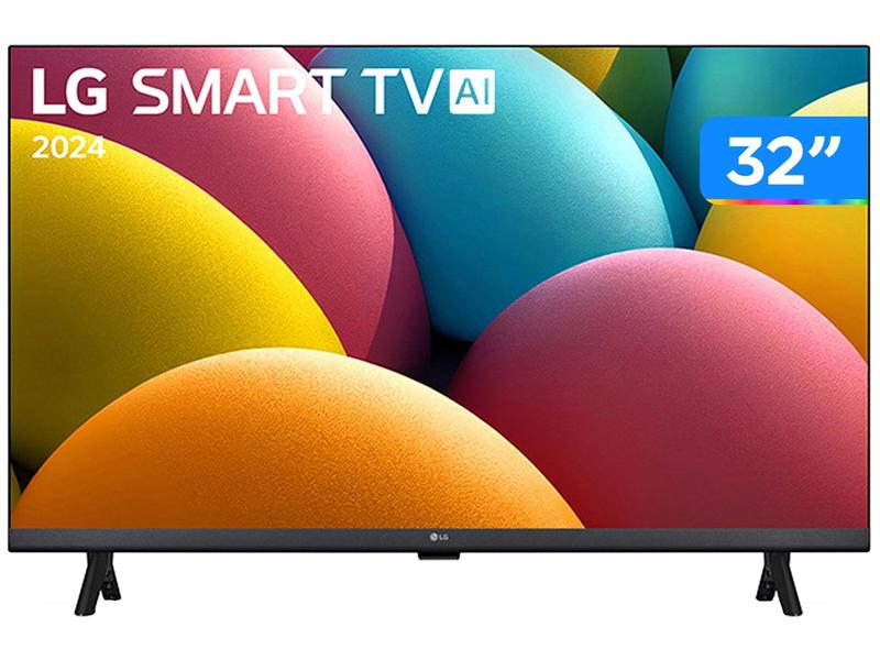 Smart tv lg 32'' led hd mod 32lr600bpsa thinq ai wifi