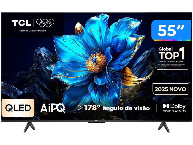 TV TCL 55 55PK7 QLED Smart/4K UHD/Wifi Dual/Cvoz/ Google Assist