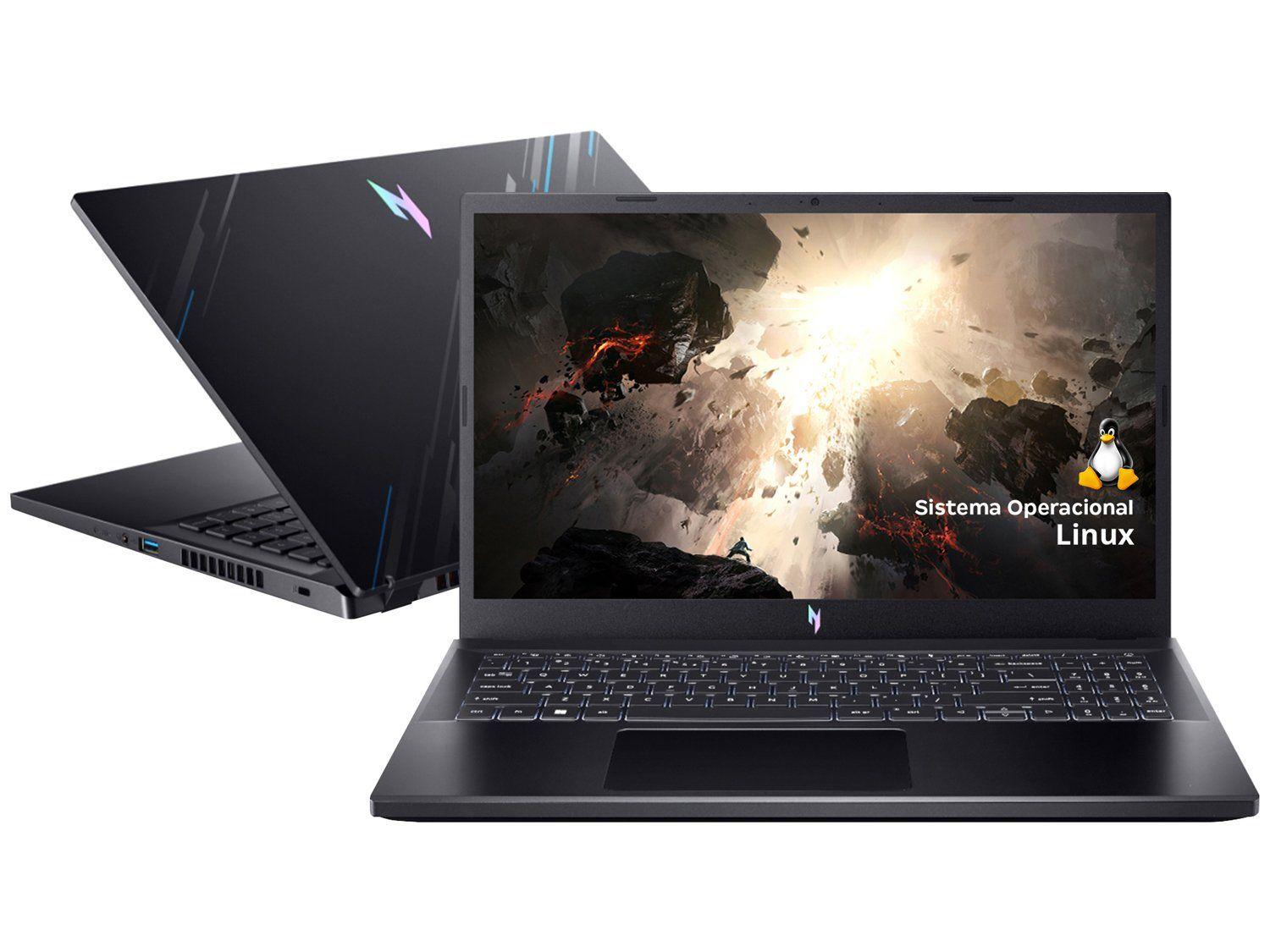Notebook Gamer Acer Nitro V15 Intel Core i5 16GB 512GB SSD RTX 3050 6GB 15,6" Full HD 144Hz