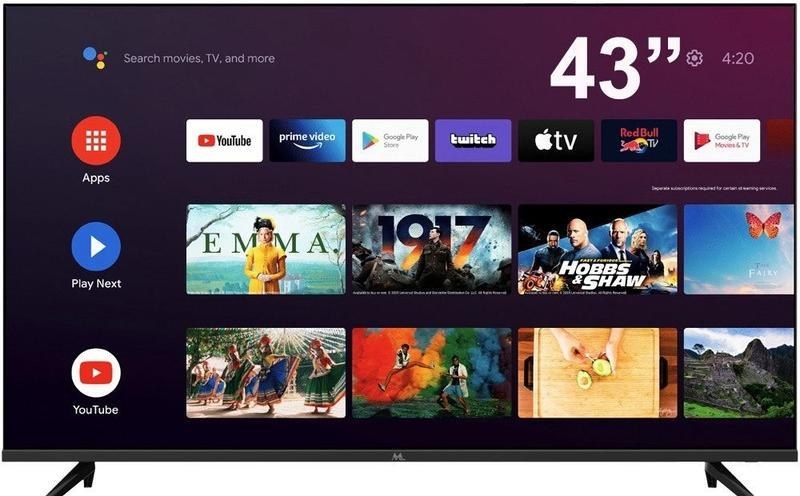 Smart TV Mtek 43" Full HD — Modelo jf844b35jb